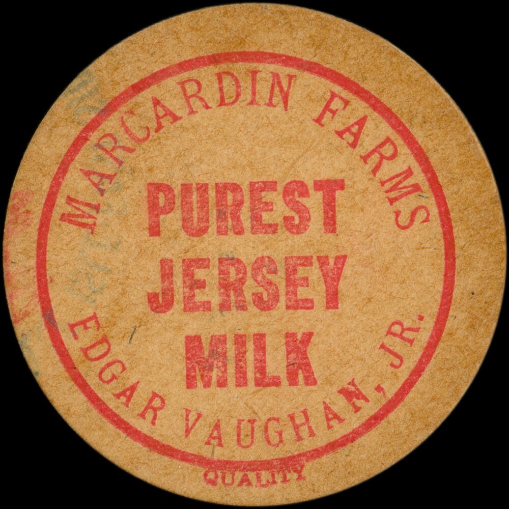 Marcardin Farms pure Jersey milk cap.