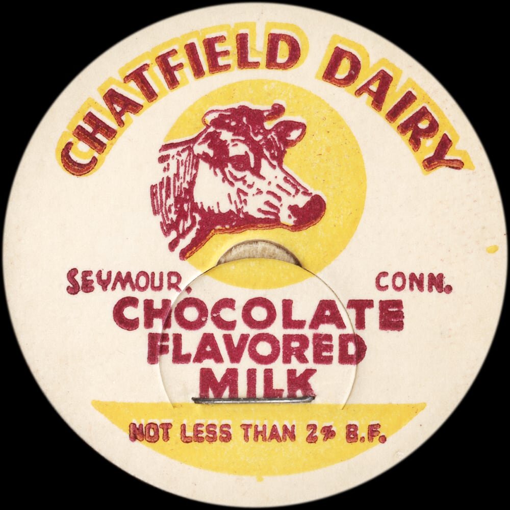 Chatfield Dairy chocolate flavored milk cap from Seymour, Connecticut.